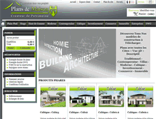 Tablet Screenshot of plans-de-maison-moderne.com